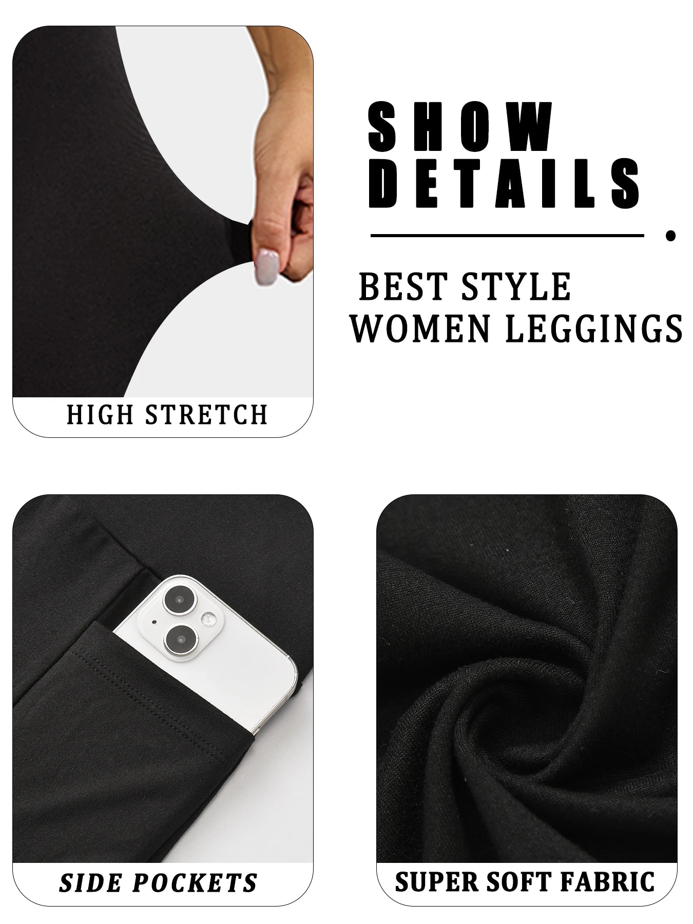High Waist Pocket Capris