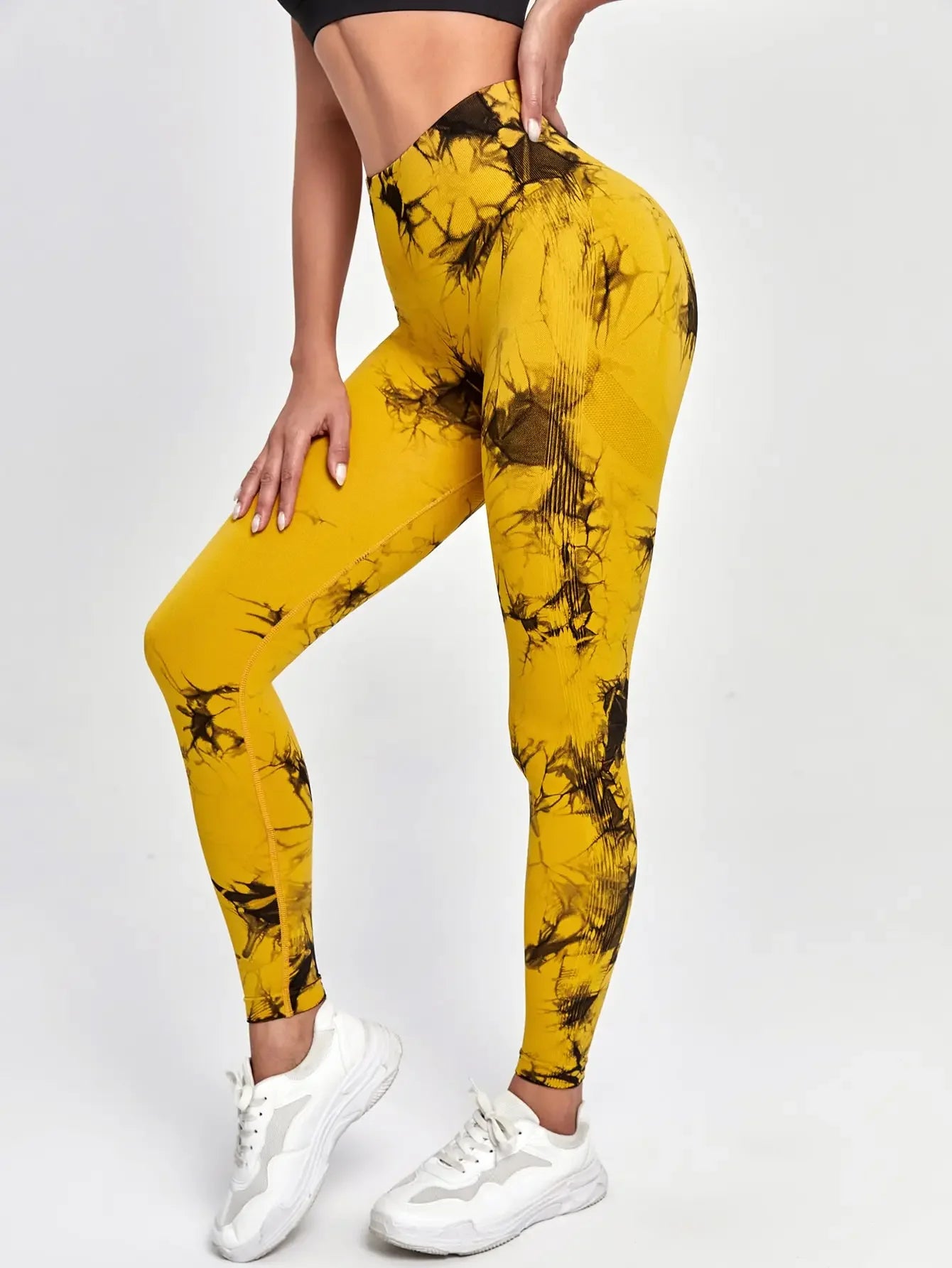 Tie-Dye Breathable Yoga Leggings