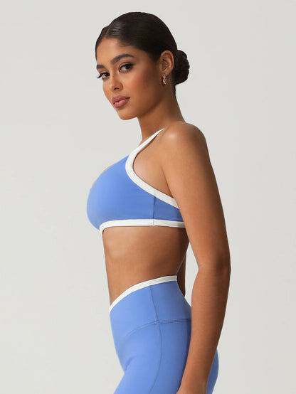 Contrast Color V-Back Top
