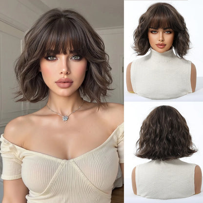 Short Wavy Bob Wig