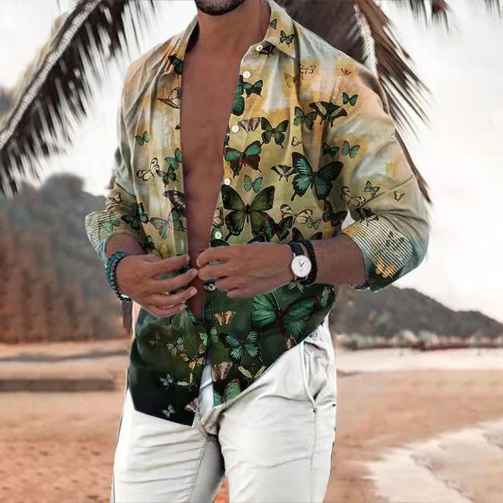 Casual Stretch Button Shirt