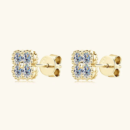 Clover Moissanite Earrings