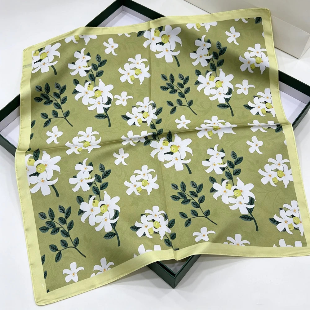 Fruit Print Korean Square Scarf