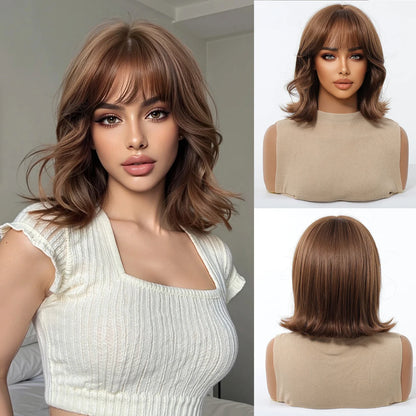 Short Wavy Bob Wig