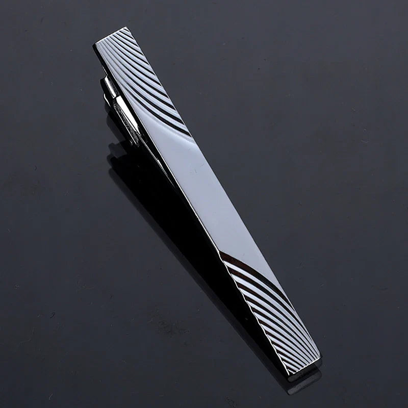 Gold Tie Clip With Chain
