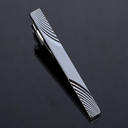 Gold Tie Clip With Chain