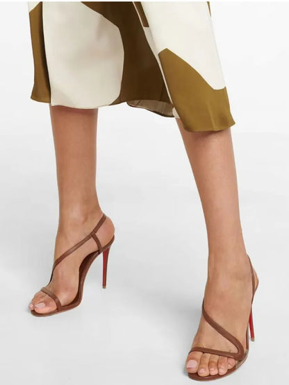 Serpentine Stiletto Sandals