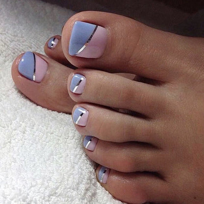 French Toe Press Nail Set