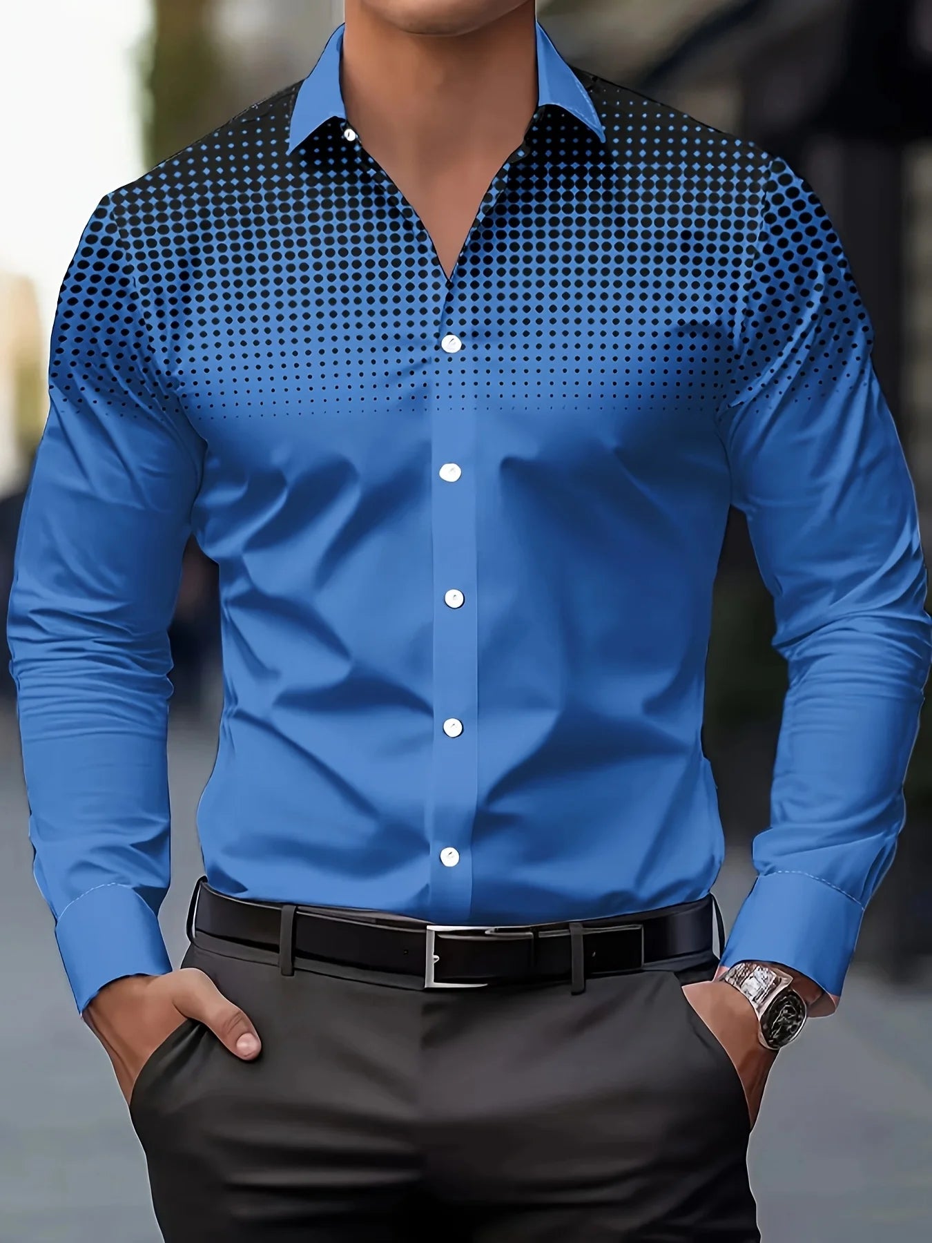 Printed Casual Spring Shirt