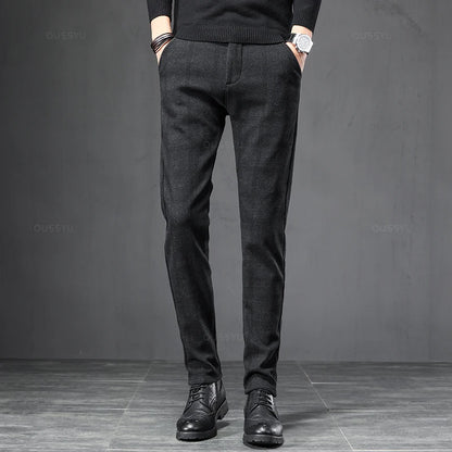 England Plaid Stretch Dress Pants