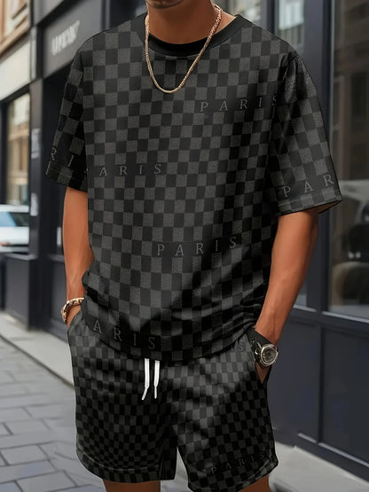 3D Printed Polyester Shorts Set