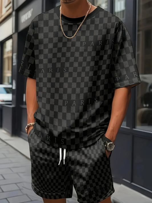 3D Printed Polyester Shorts Set