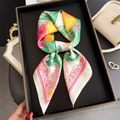 Fruit Print Korean Square Scarf