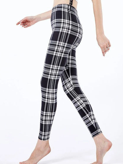 Graffiti Floral Print Leggings