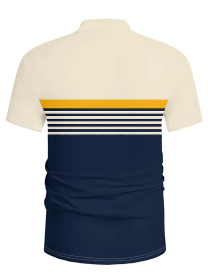Casual Printed Polo Shirt