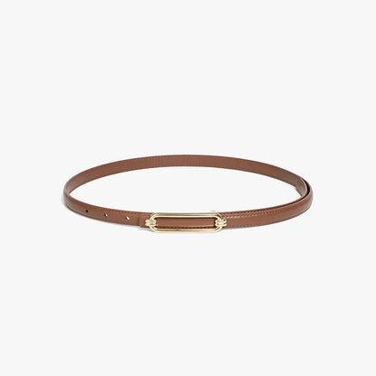 Skinny Leather Belt