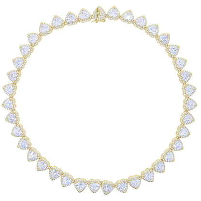Heart CZ Choker
