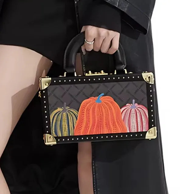 Leather Box Handbag
