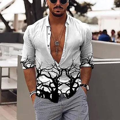 Casual Stretch Button Shirt