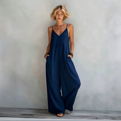 Wide-Leg Camisole Jumpsuit