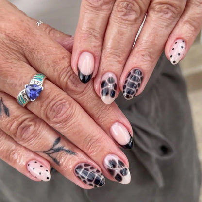 Floral Resin Press On Nails