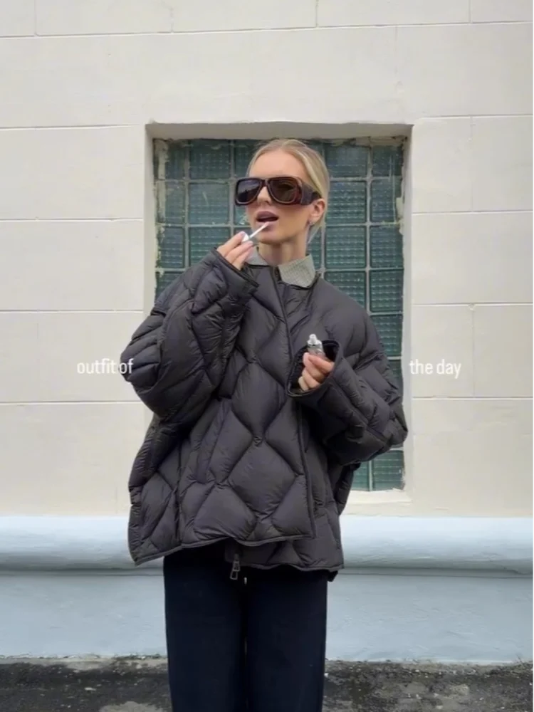 Diamond Quilted Puffer Jacket