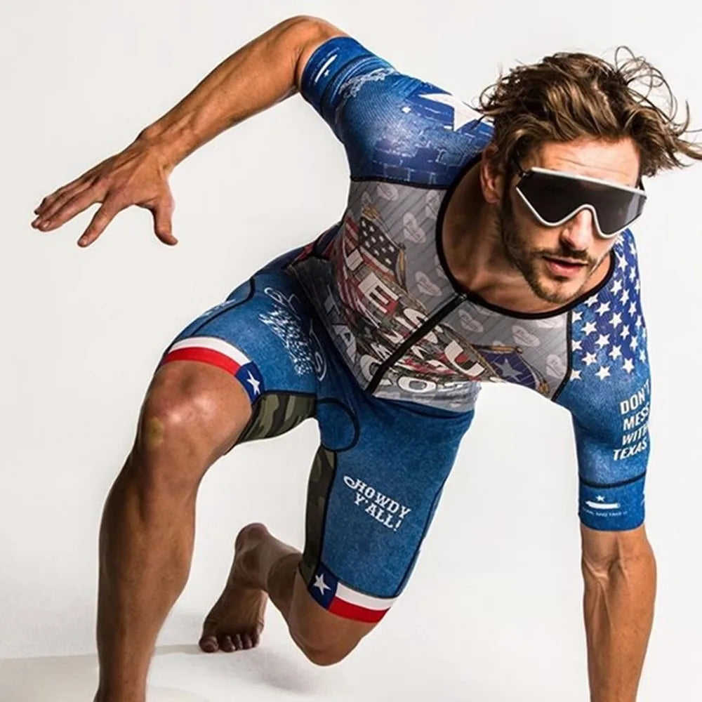 Triathlon Cycling Skinsuit Jumpsuit