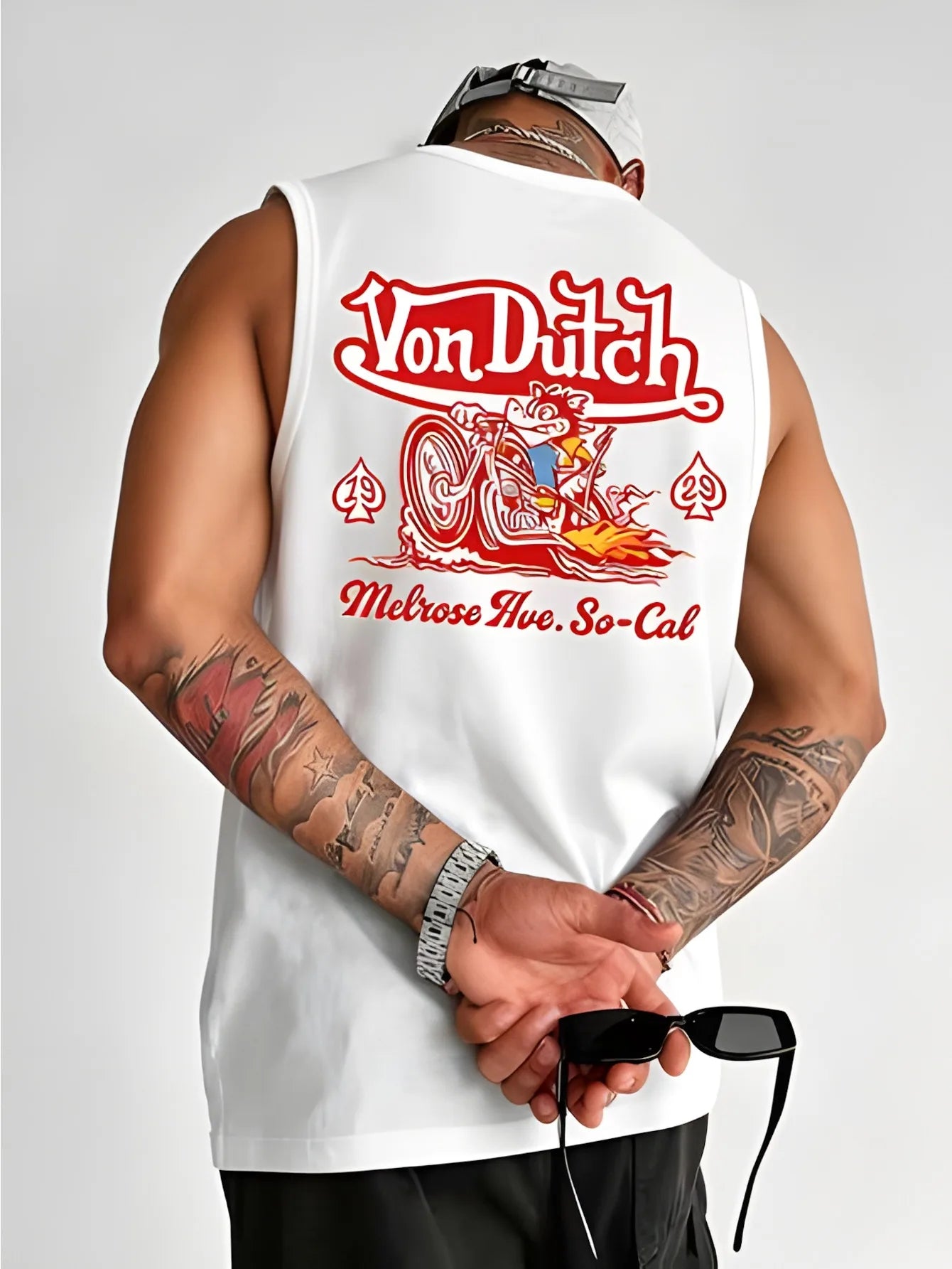 Hip-Hop Loose-Fit Tank Top