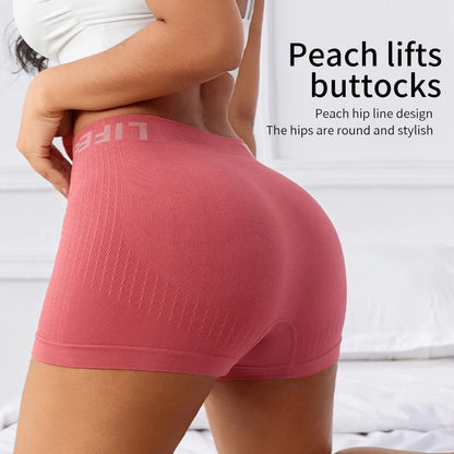 Ribbed Seamless Yoga Shorts