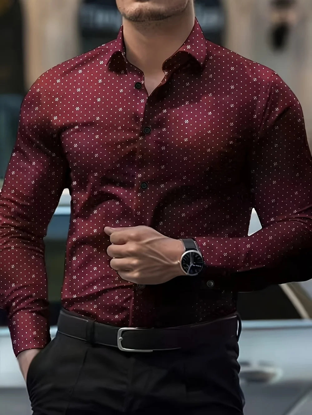 Printed Smart Casual Shirt
