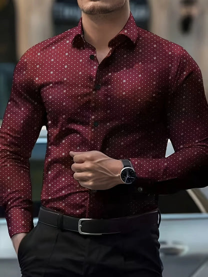 Printed Smart Casual Shirt