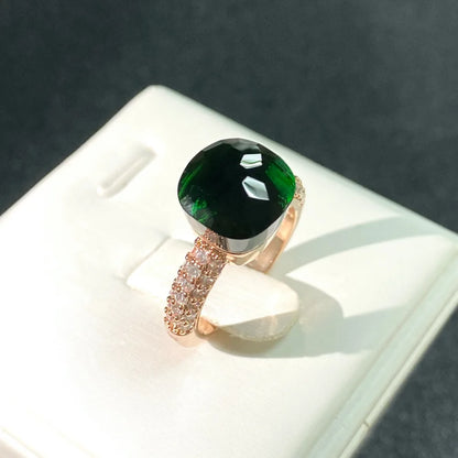 Candy Zircon Crystal Ring