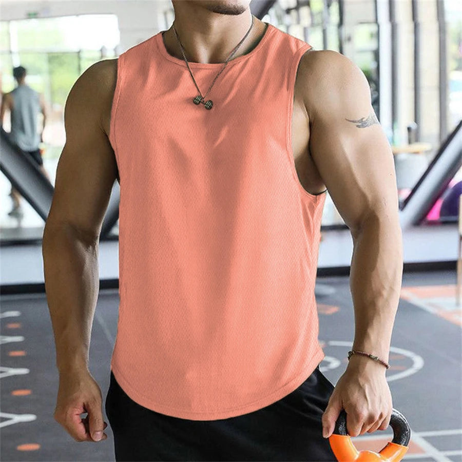 Mesh Workout Tank Top