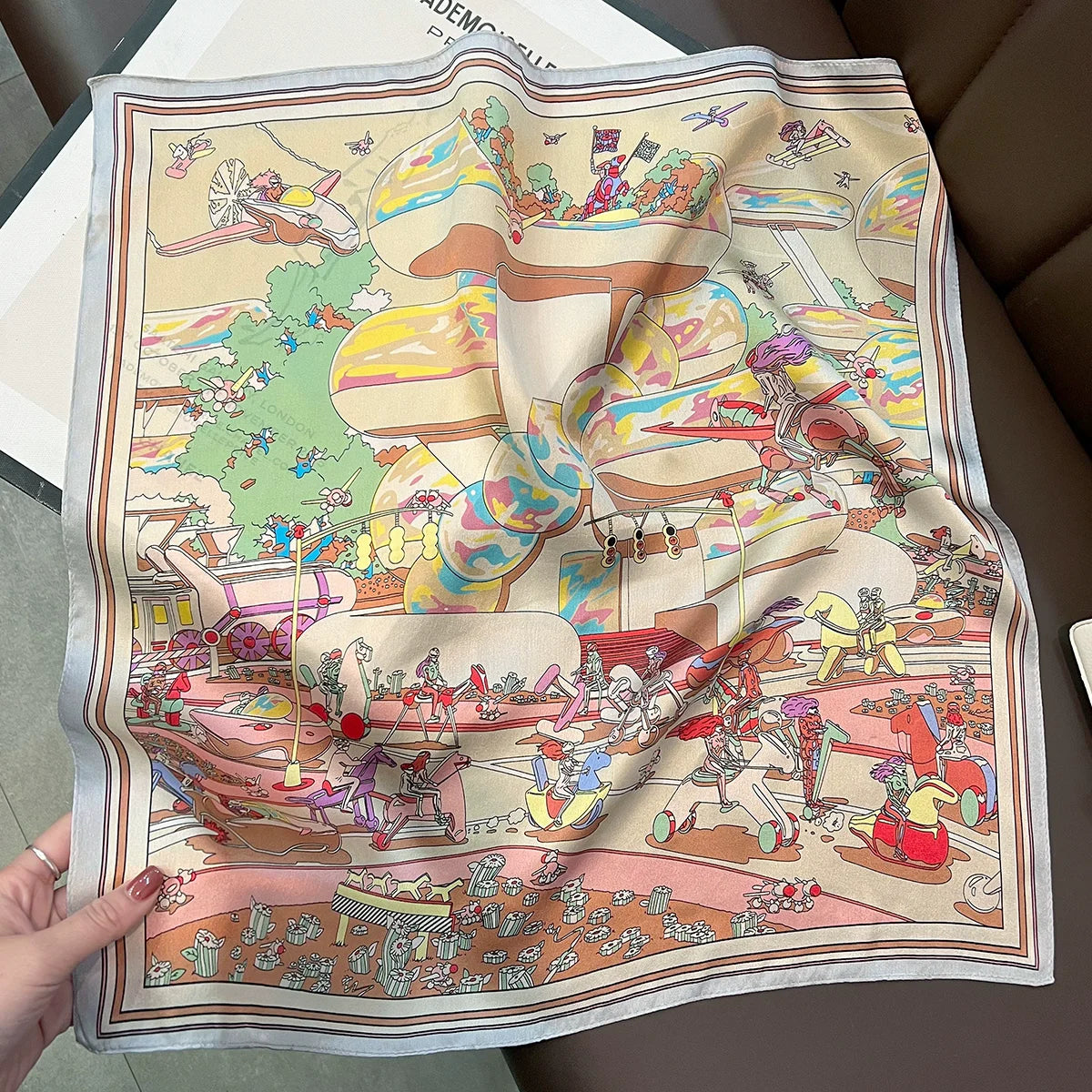 Mulberry Silk Bandana Scarf