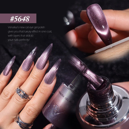 Cat Eye Glitter Gel Polish