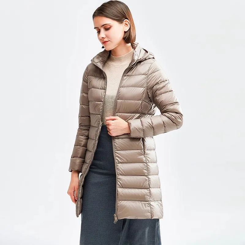Packable Hooded Down Coat