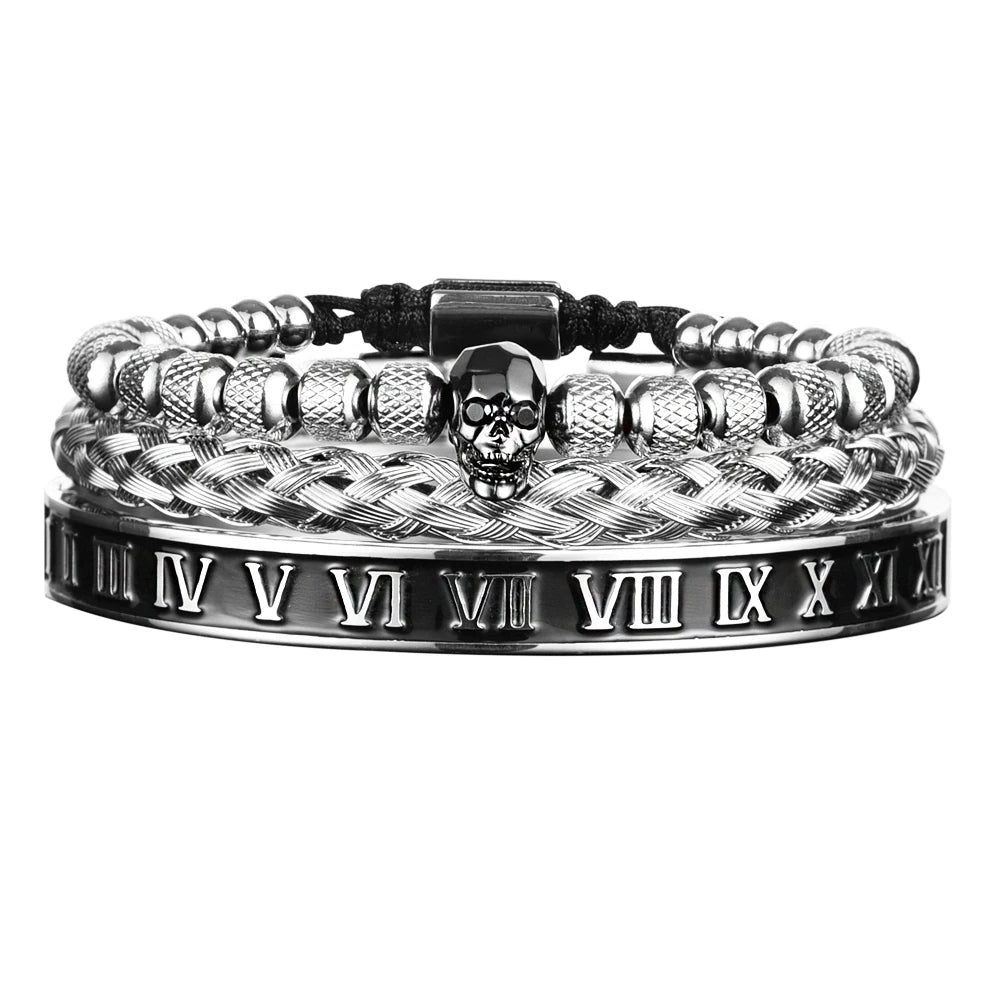 Trendy Skeleton Bead Bracelet