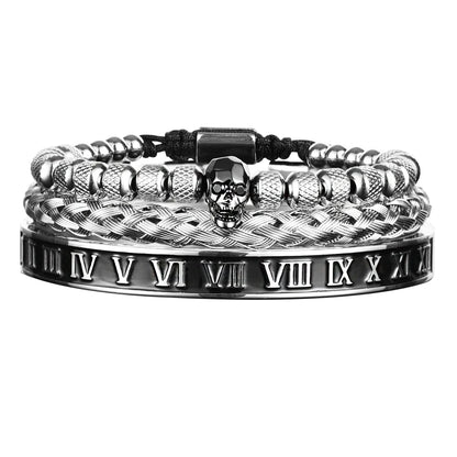 Trendy Skeleton Bead Bracelet