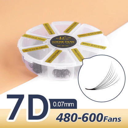 Mixed Volume Lash Extension Fans