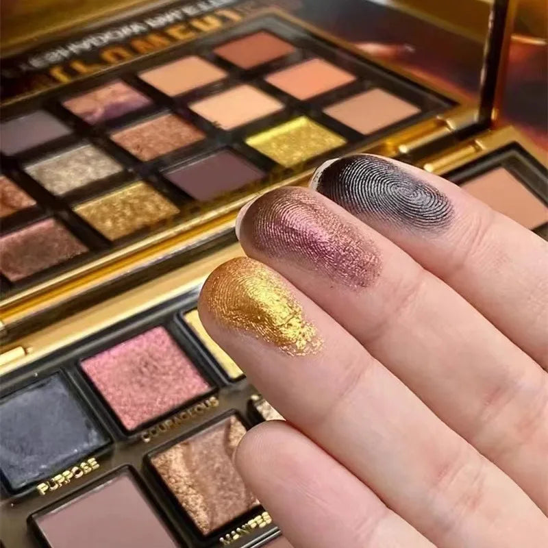 Rose Gold Glitter Eyeshadow Palette