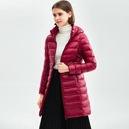 Packable Hooded Down Coat