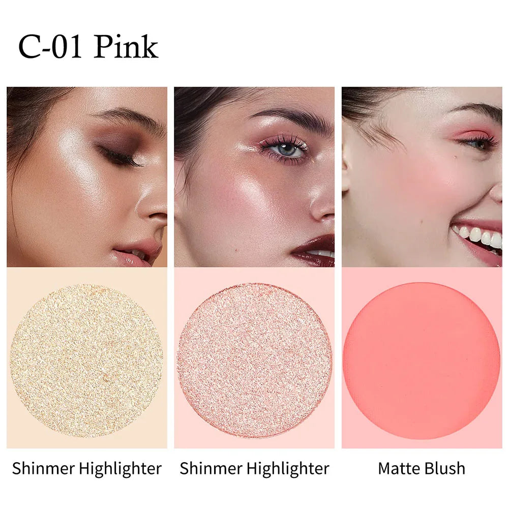 3 In 1 Makeup Palette