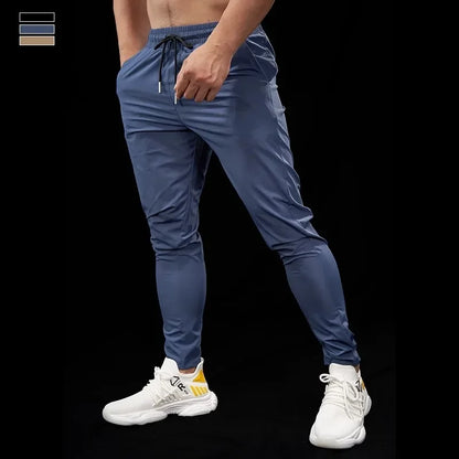 Quick-Dry Slim Cuffed Sports Trousers