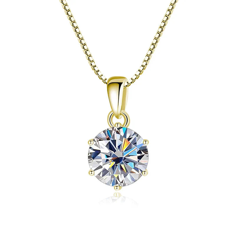 Moissanite Pendant Necklace