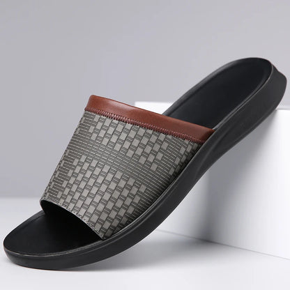 Tan PU Summer Shoes