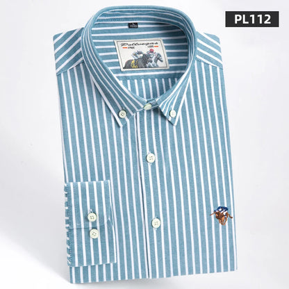 Oxford Striped Business Shirt