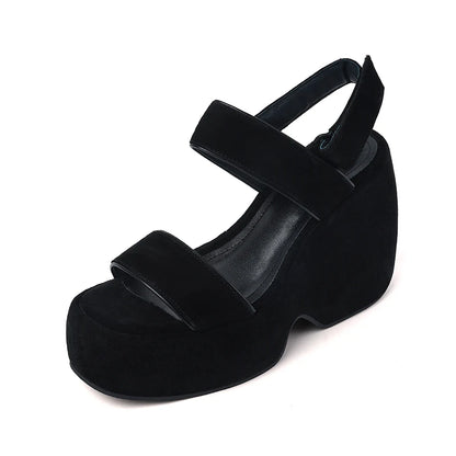Leather Platform Sandals Women