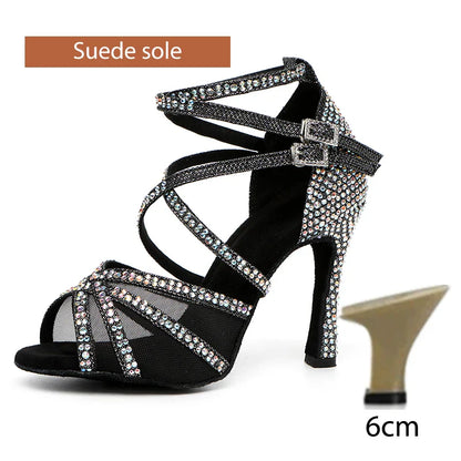 Rhinestone Latin Dance Shoes