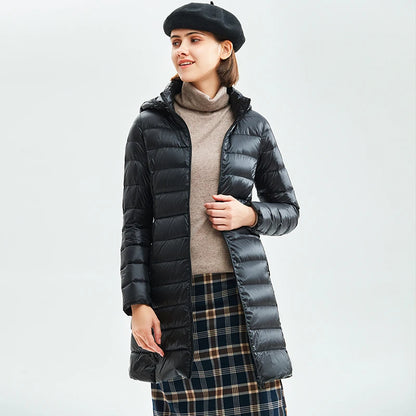 Packable Hooded Down Coat