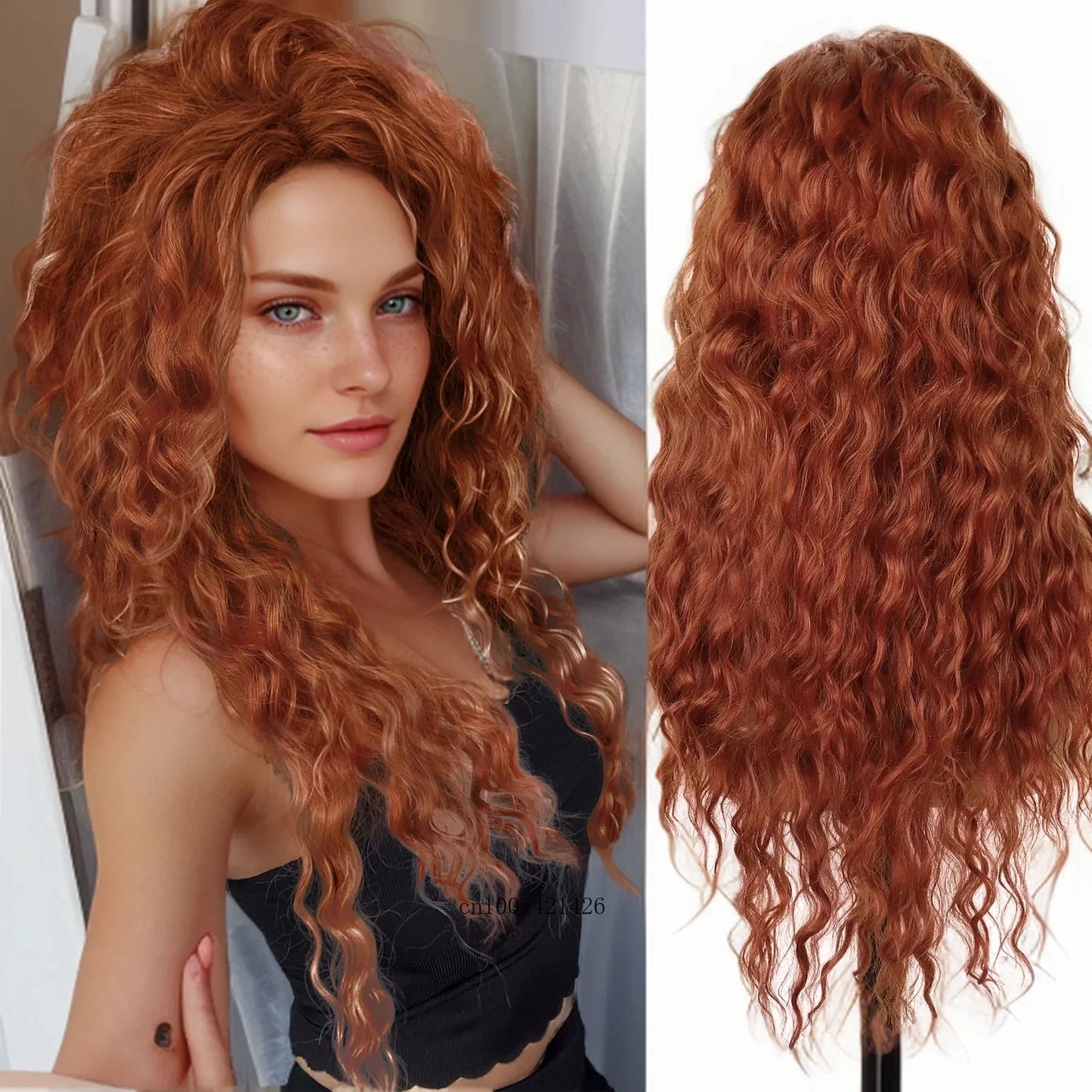 Long Wavy Ombre Wig